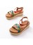 Bayan Sandalet 730-037 Multi Hakiki Deri Ortopedik Taban Kadın Sandalet 3