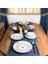 Flora Blue 16 Parça 4 Kişilik Yemek Takımı 48833 3