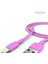 iPhone Şarj Data Kablosu - Pembe 1