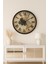Çarklı Duvar Saati, Modern Dünya Haritası Desenli Roma Rakamı Duvar Saati 60cm Çap (CON-6002) 2