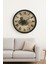 Çarklı Duvar Saati, Modern Dünya Haritası Desenli Roma Rakamı Duvar Saati 60cm Çap (CON-6002) 1