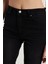 Kadın Regular Fit Cepli Geniş Paça Füme Jean Kot Pantolon 3