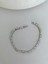 Xuping Özel Seri Romantik Kare ve Yuvarlak Figür Zirkon Taşlı Silver Su Yolu Bileklik 4