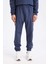 Fit Sporcu Jogger Eşofman Altı Standart Fit Basic Düz Cepli Beli Paçası Lastikli D3742AX24WN 4