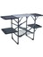Slim-Fold Katlanır Pişirme Kamp Masası Siyah 1