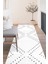 Dijital Kaymaz Yıkanabilir Siyah Beyaz Modern Salon Halısı Mutfak Halısı Yolluk DC-7196 1