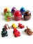 Disney Pixar Cars Yumurta Şeklinde Araba Oyuncakları Mcqueen Dönüştürülebilir Araba 6 Parçalı Set Model Araba Oyuncak Seti (Yurt Dışından) 1