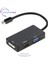 Mini Displayport To HDMI DVI VGA Kablo Çevirici Dönüştürücü Thunderbolt Adaptör 1