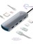 Type-C To (4K/60Hz UHD HDMI 3xusb 3.0 Tf/microsd 3.5mm Ses Çıkışı USB Type-C Pd 60W) 8in1 Hub Dönüştürücü Çevirici Adaptör 2