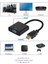 HDMI To VGA Kablo Çevirici Dönüştürücü Görüntü Aktarıcı 2