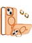 Apple Iphone 15 Uyumlu Kılıf Standlı Mat Magsafe Metal Tuş Kamera Lens Hediyeli Nevada Case 1