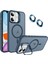 Apple Iphone 16 Uyumlu Kılıf Standlı Mat Magsafe Metal Tuş Kamera Lens Hediyeli Nevada Case 1