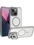iPhone 13/14/15 Uyumlu Standlı Kamera Kısmı Cam Korumalı Arkası Mat Renkli Magsafe Kılıf 1
