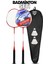 5'li Çantalı Set Badminton Raketi Seti 2 Raket + 2 Top + Çanta Amatör Çocuk-Genç Raket Top Seti 500 1