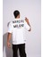 Erkek Oversize T-Shirt 104 Beyaz 1