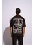 Erkek Oversize T-Shirt Arabic Siyah 1