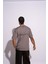 Erkek Oversize T-Shirt Termal Gri 3