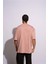Erkek Oversize T-Shirt Mantar Pembe 2