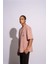 Erkek Oversize T-Shirt Mantar Pembe 3