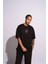 Erkek Oversize T-Shirt Mandela Siyah 4