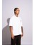 Erkek Oversize T-Shirt Academie Beyaz 4