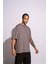 Erkek Oversize T-Shirt Ninja Gri 2