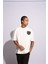 Erkek Oversize T-Shirt Hotel De Narcos Beyaz 4