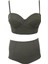 Yüksek Bel Yeşil Kadın Bikini 1