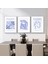 Henri Matisse - The Cut Outs 3'lü Tablo Seti 1