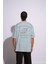 Erkek Oversize T-Shirt Hotel De Narcos Mavi 1