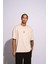 Erkek Oversize T-Shirt Ra Bej 1