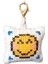 0218 El Yapımı Gülücük Emoji Çanta Süsü / Anahtarlık 2