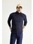 Balıkçı Yaka Slim Fit Dar Kesim Desenli Yünlü Triko Kazak 1