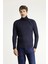Balıkçı Yaka Slim Fit Dar Kesim Desenli Yünlü Triko Kazak 3