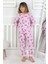 Kuromi Desenli Pembe Kız Çocuk Pijama Takımı 3