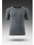 Çocuk Gri Kısa Kollu Termal Atlet 2. Level – Kışlık Isı Koruyucu Içlik New 1