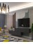 TDA1203A- Zuzu 2li Duvara Montaj Tv Stand 120CM+120CM Antrasit 2