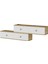 TDA2401DB- Zuzu Double Duvara Montaj Tv Stand 240CM Safirmeşe-Beyaz 7