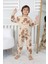 Cute Michey Çizgi Yüzler Desenli Erkek Çocuk Pijama Takımı 4