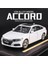 1:24 Accord Limuzin Ses ve Işık Alaşım Metal Pres Döküm Model Araç Toplama Hobi Dekorasyon Trendy Tatil Hediye Kutusu Çocuk (Yurt Dışından) 4