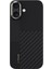 iPhone 17 Uyumlu Kılıf M-Safe Şarj Özellikli Karbon Fiber Benks Montage Armorair Kevlar Kapak Siyah 1