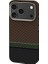 iPhone 17 Pro Max Uyumlu Kılıf M-Safe Şarjlı Karbon Fiber Benks Prestige Armorpro Kevlar Kapak Gold 2