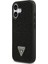 iPhone 17 Uyumlu Kılıf Guess Orjinal Lisanslı Taşlı Arka Yüzey Üçgen Logolu Kapak Siyah 2