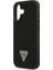 iPhone 17 Uyumlu Kılıf Guess Orjinal Lisanslı Taşlı Arka Yüzey Üçgen Logolu Kapak Siyah 7