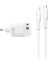 WI-G018 Cube Serisi Type-C To Lightning Gan Tech Pd Hızlı Şarj Kablolu Şarj Seti 33W Beyaz 2