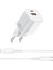 WI-G018 Cube Serisi Type-C To Lightning Gan Tech Pd Hızlı Şarj Kablolu Şarj Seti 33W Beyaz 3