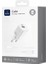 WI-G018 Cube Serisi Type-C To Lightning Gan Tech Pd Hızlı Şarj Kablolu Şarj Seti 33W Beyaz 5