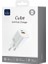 WI-G017 Cube Serisi Type-C Pd & Usb-A Gan Tech Pd Hızlı Şarj Mini Şarj Başlığı 33W Beyaz 6