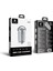 CA60 Mini Araç Şarj Aleti Hızlı Şarj Özellikli Dual Type-C + Usb-A Portlu Pd 45W Gümüş 6