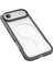 iPhone 17 Air Uyumlu Kılıf M-Safe Şarjlı Airbagli Raptic Shield Serisi Şeffaf Arka Yüzey Kapak Siyah 2